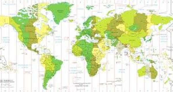 How were the time zones decided?